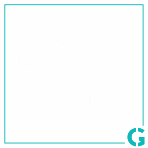 Cubremuro doble bisel VE 5x33X50