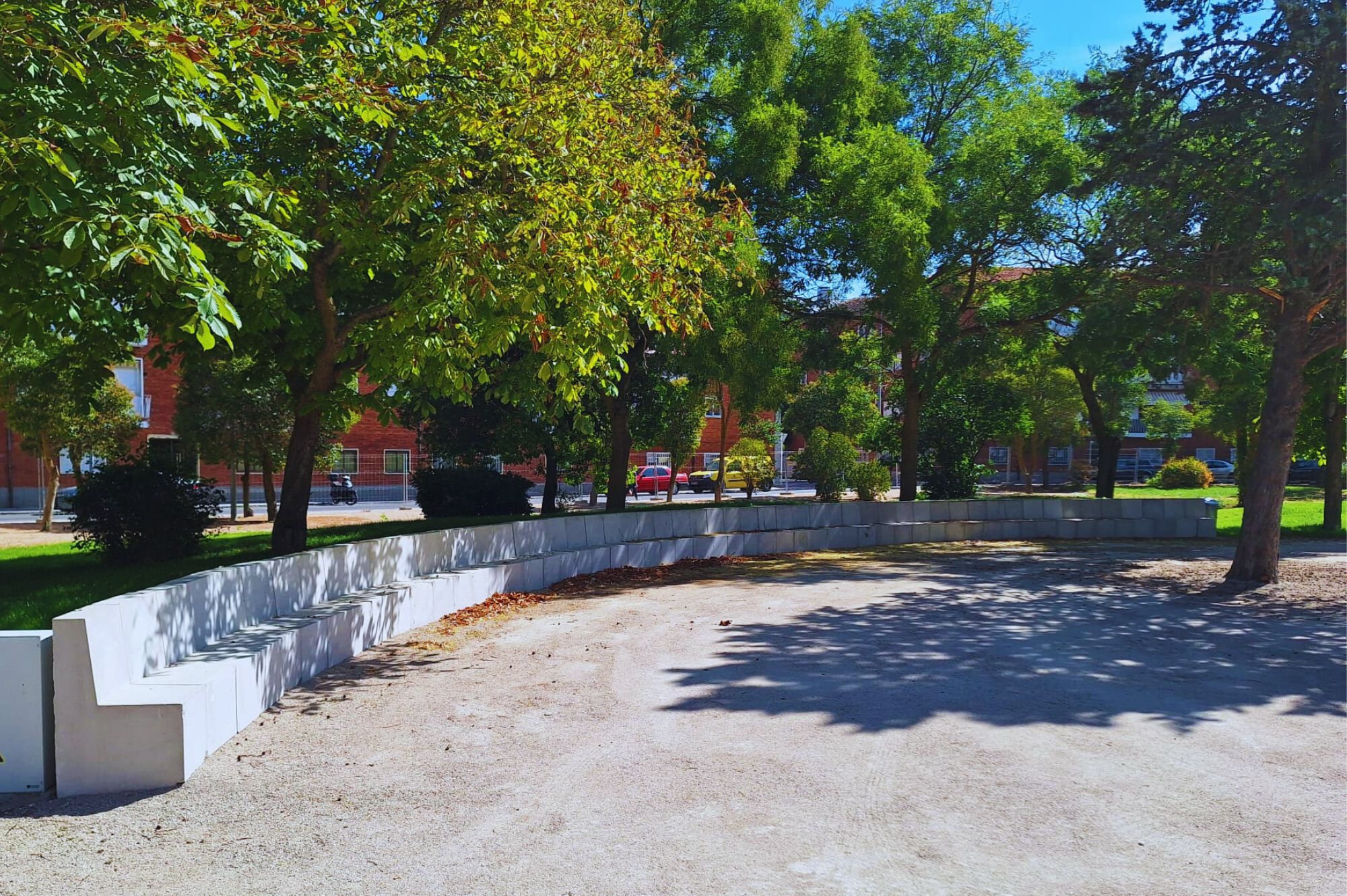 bancos de hormigon