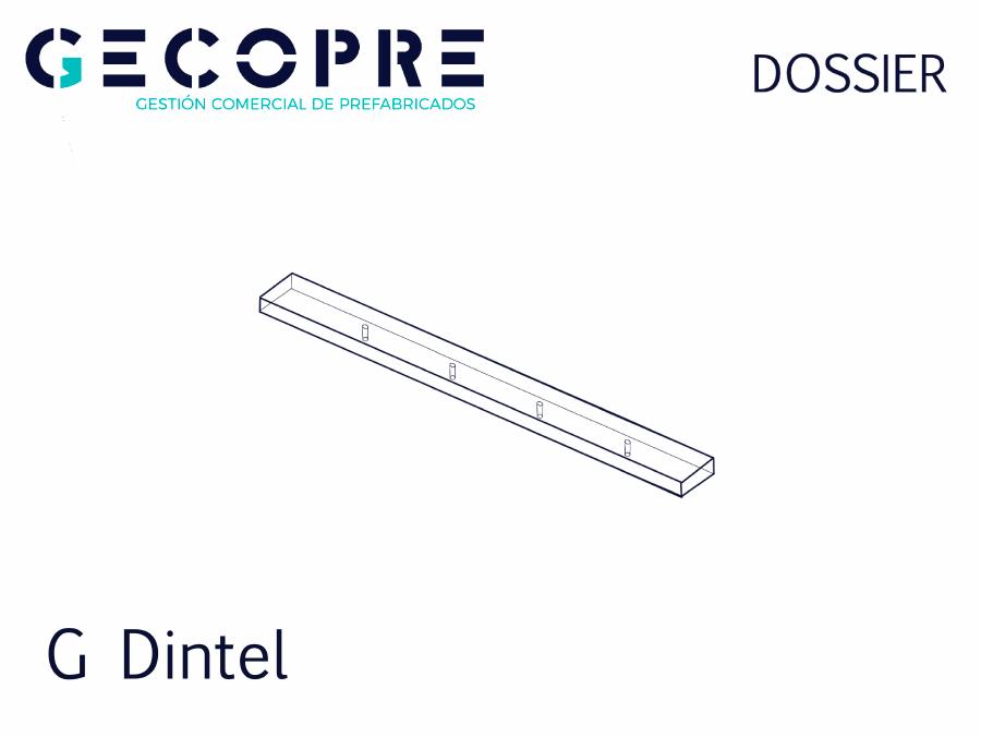 Primera página de Dossier Dintel Gran Formato